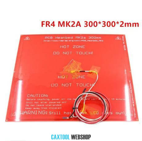 Placă de încălzire asamblată MK2A 300*300*2.0mm PCB