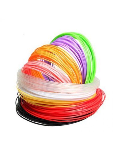 Stilou filament 3D PLA 1.75mm, set 10 culori, 10x10m