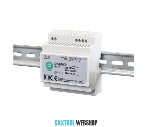 MW Power DIN60W12 sursă de alimentare pe șină DIN 60W 12V 5A