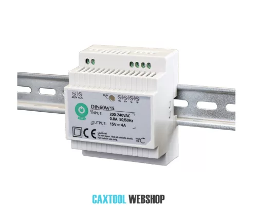 MW Power DIN60W15 sursă de alimentare pe șină DIN 60W 15V 4A