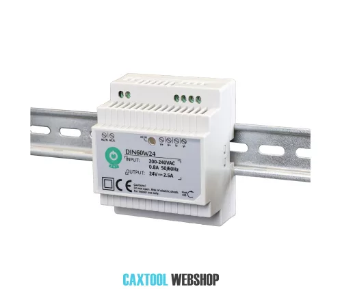 MW Power DIN60W24 sursă de alimentare pe șină DIN 60W 24V 2.5A