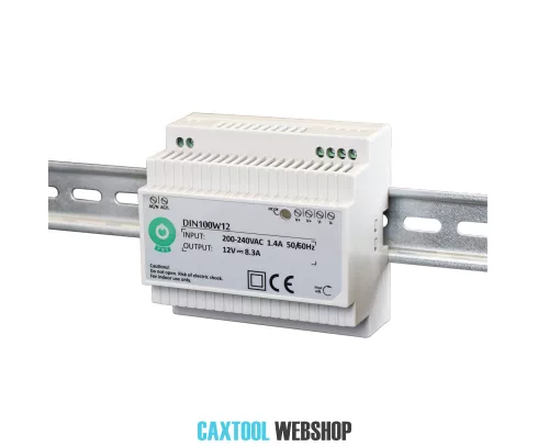 MW Power DIN100W15 sursă de alimentare pe șină DIN 100W 15V 6.66A