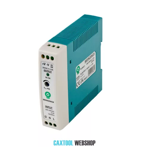 MW Power MDIN20W24 sursă de alimentare pe șină DIN 20W 24V 1A