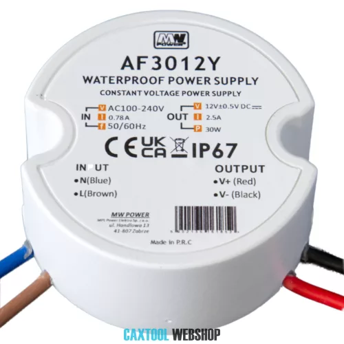 MW Power sursă de alimentare AF3012Y 30W 12V 2.5A