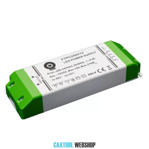 MW Power LED sursă de alimentare FTPC250V12 216W 12V 18A