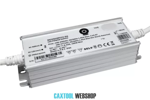 MW Power LED sursă de alimentare MCHQ100V12-GA 100W 12V 8.33A