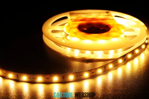 MW Power bandă LED profesională 60LED/m 12W/m 12V 3000K cald alb IP33 5m