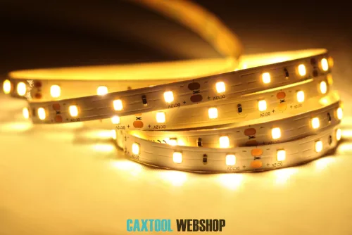 MW Power bandă LED profesională 60LED/m 6W/m 24V 3000K cald alb IP64 5m