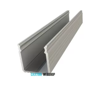   GLALU profil LED din aluminiu anodizat pentru montare la suprafață 16x16mm 4150mm argint