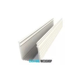   GLALU profil LED din aluminiu pentru montare la suprafață 16x16mm 1000mm alb