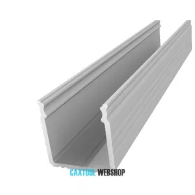   GLALU profil LED din aluminiu pentru montare la suprafață 16x16mm 3000mm naturale