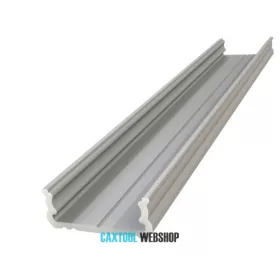   GLALU profil LED din aluminiu anodizat pentru montare la suprafață 6x16mm 1000mm argint