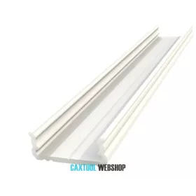   GLALU profil LED din aluminiu pentru montare la suprafață 6x16mm 1000mm alb