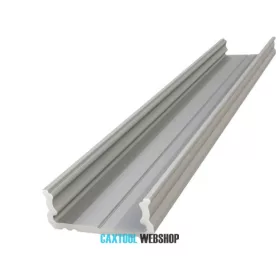   GLALU profil LED din aluminiu anodizat pentru montare la suprafață 6x16mm 4150mm argint