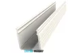 GLALU profil LED din aluminiu pentru montare la suprafață 16x16mm 3000mm alb