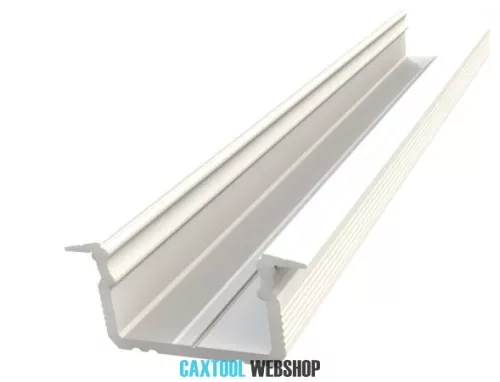 GLALU profil LED încastrat din aluminiu 9x16mm 2020mm alb