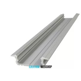   GLALU profil LED încastrat din aluminiu anodizat 5x16mm 3000mm argint