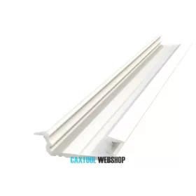 GLALU profil LED încastrat din aluminiu 5x16mm 2020mm alb