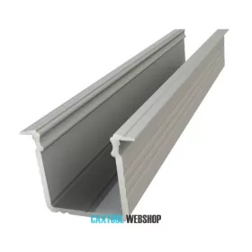   GLALU profil LED încastrat din aluminiu anodizat 15x16mm 2020mm argint
