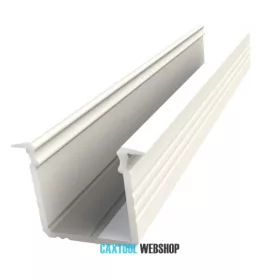 GLALU profil LED încastrat din aluminiu 15x16mm 2020mm alb