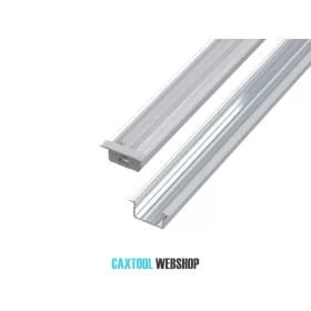   GLALU profil LED încastrat din aluminiu 9x16mm 4150mm naturale