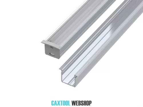 GLALU profil LED încastrat din aluminiu 15x16mm 4150mm naturale