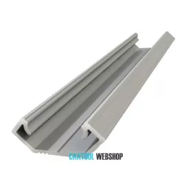   GLALU profil de colț LED din aluminiu anodizat 8,5x12mm 2020mm argint