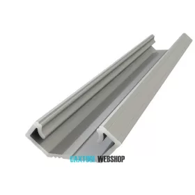   GLALU profil de colț LED din aluminiu anodizat 8,5x12mm 1000mm argint