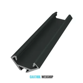 GLALU profil de colț LED din aluminiu 12x12mm 2020mm negru