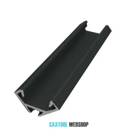 GLALU profil de colț LED din aluminiu 12x12mm 3000mm negru