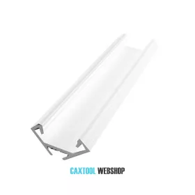 GLALU profil de colț LED din aluminiu 12x12mm 3000mm alb