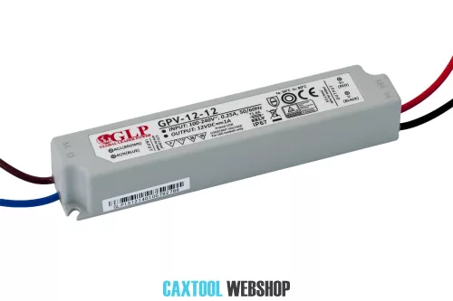GLP plastic sursă de alimentare LED GPV-12-12 12W 12V 1A