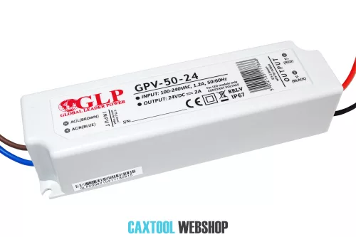GLP plastic sursă de alimentare LED GPV-50-24 50W 24V 2A
