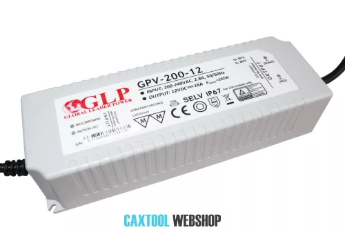 GLP plastic sursă de alimentare LED GPV-200-12 200W 12V 16A