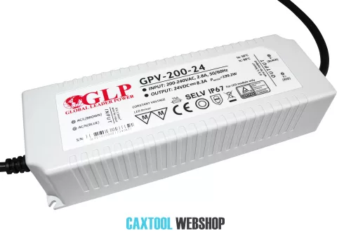 GLP plastic sursă de alimentare LED GPV-200-24 200W 24V 8.3A