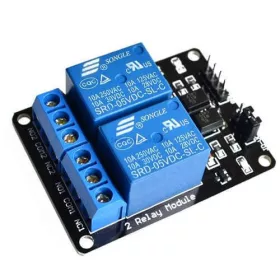 Modul releu 2 canale cu iluminație cuplaj 5V