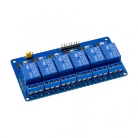 Modul releu 6 canale cu iluminație cuplaj 5V