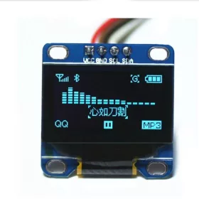 Modul ecran 0.96" Inch  I2C IIC OLED LCD 4pin Albastru