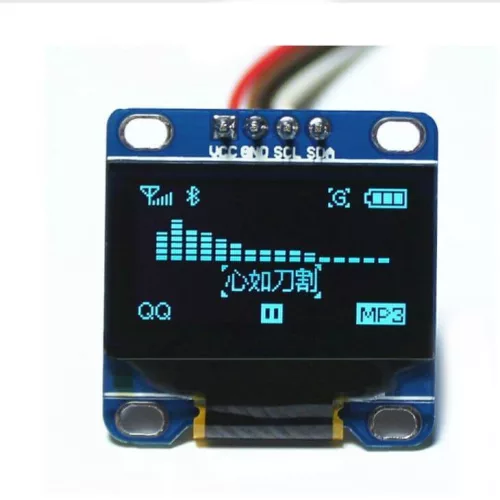 Modul ecran 0.96" Inch  I2C IIC OLED LCD 4pin Albastru