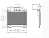 Modul ecran 0.96" Inch  I2C IIC OLED LCD 4pin Albastru