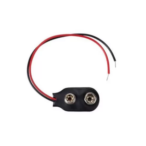 Conector baterie 9V, 10cm