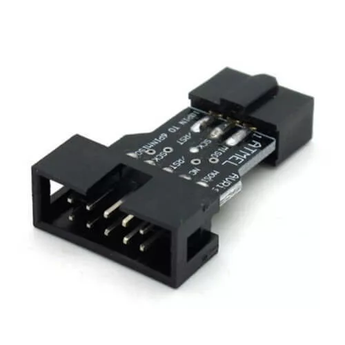 10 Pin to 6 Pin Adaptor Board AVRISP USBASP STK500