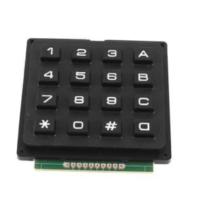 Tastatură matrice 4x4 negru