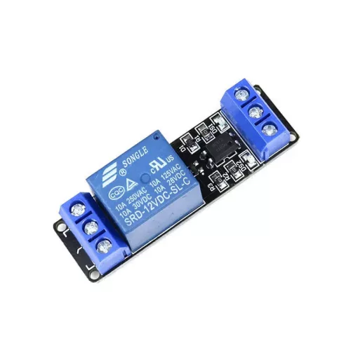 Modul releu 1 canale cu optocuplor 12V