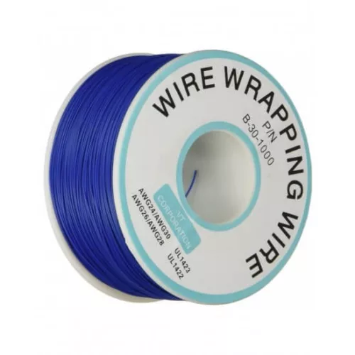 Cablu cupru 0.5mm OK Line 30AWG 230m Albastru