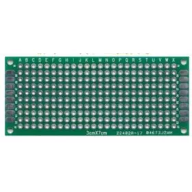 Placă PCB prototipare față dublă 3x7cm