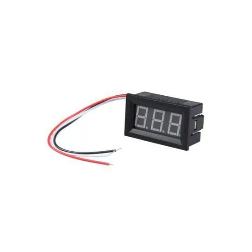 Voltmetru digital cu display 3.5-30V 0.56" verde, 2 fire