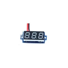 Voltmetru digital 0.28" 3.5-30V roșu, 2 fire