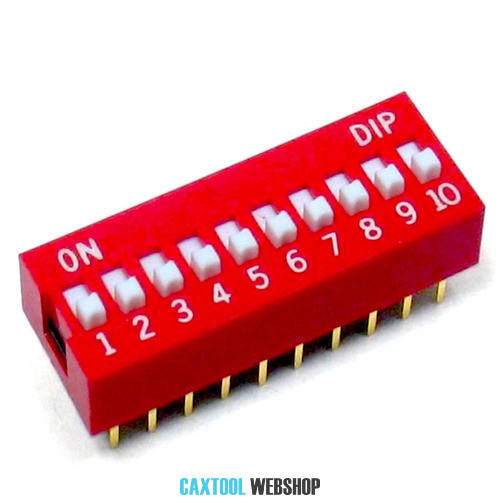 Comutator DIP switch,DP-10P, 2.54mm