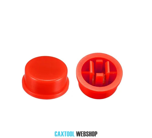 Capac buton 6x6x7.3mm roșu